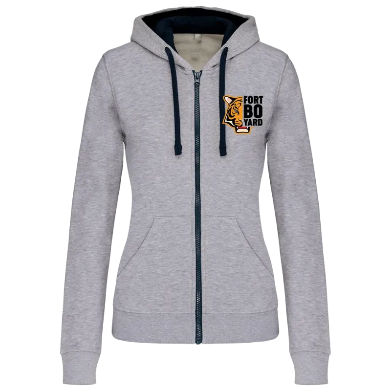 Sweat zippé capuche Femme Fort Boyard