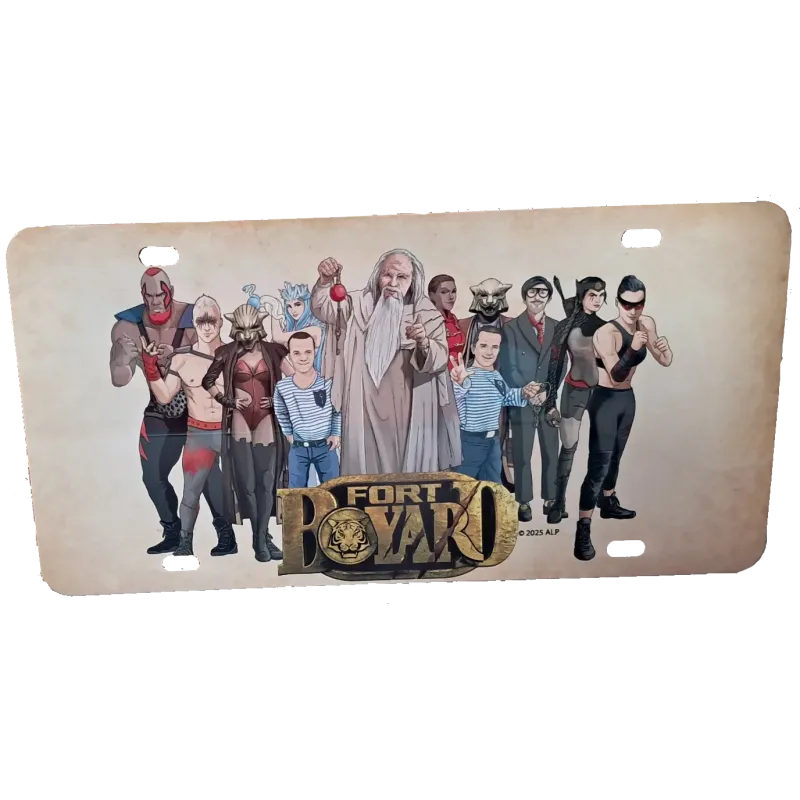 Plaque Aluminium décorative Fort Boyard