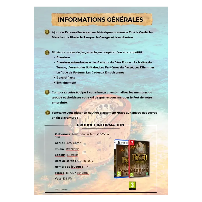 Fort Boyard PlayStation 5