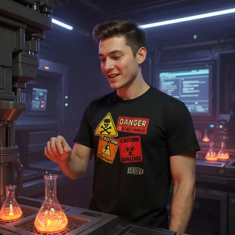 Tee Shirt Bio Homme Danger Fort Boyard