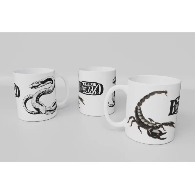 Mug céramique Scorpion + Serpent Fort Boyard
