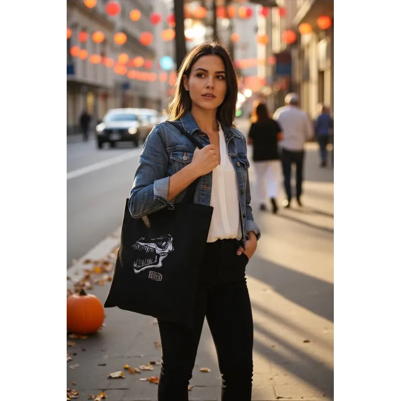 Tote bag Squelette Dino Fort Boyard