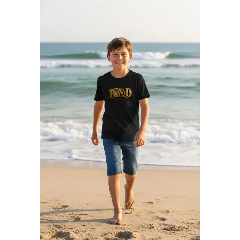 Tee Shirt Bio Enfant Fort Boyard quadri