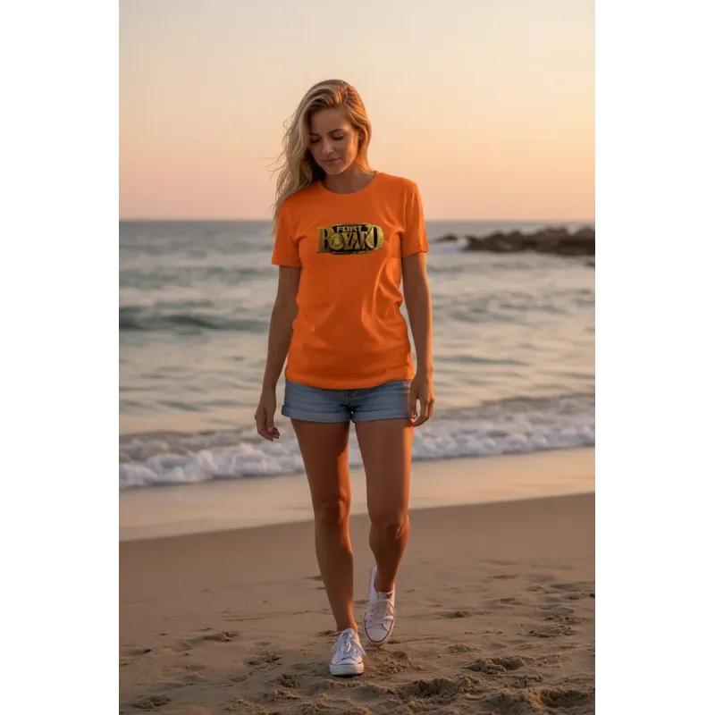 Tee Shirt Bio Femme Fort Boyard quadri