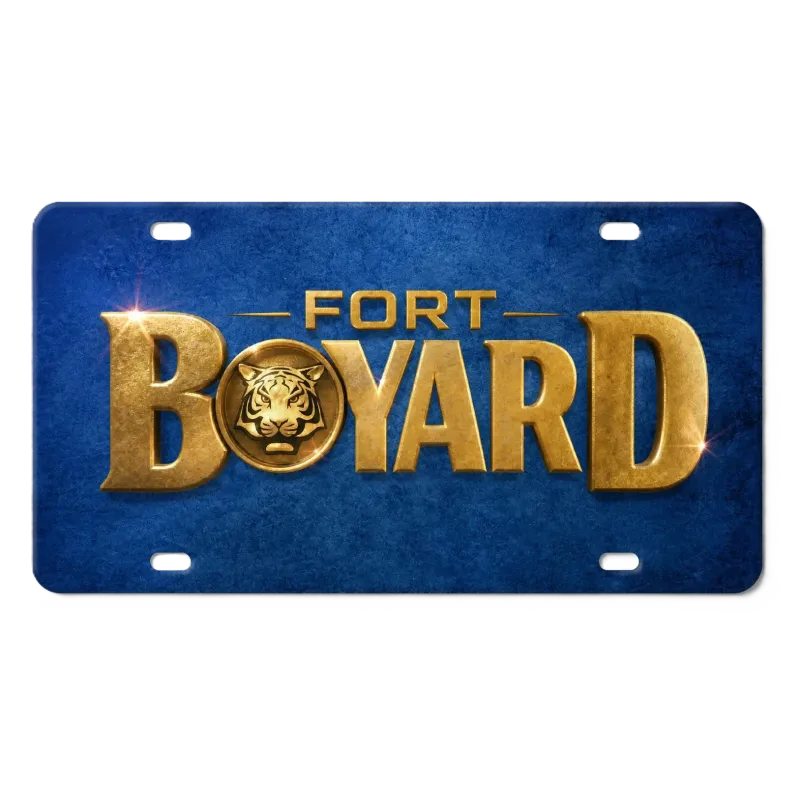 Plaque Aluminium décorative Fort Boyard 2026